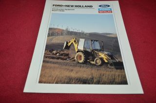Ford Tractor Holland Industrial Buyers Guide 1989 Dealer 