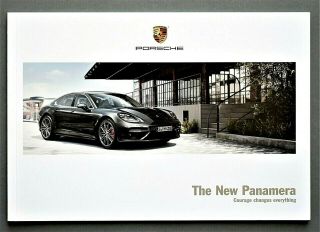 2017 Porsche Panamera Sales Brochure 26 Pages 9.  75 " X 6.  75 " G
