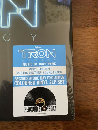 Daft Punk Tron Legacy 2LP Vinyl Blue Colour RSD 2020 Limited Edition 2