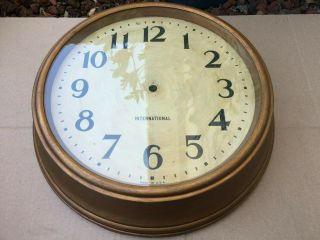 Vintage Ibm Wall Clock Case - No Clock Mechanism