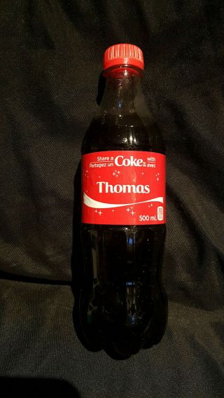 Share A Coke With Thomas Canada Exclusive Holiday Edition 2018