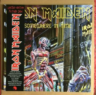 Iron Maiden Somewhere In Time Vinyl Limited Edition Picture Disc Lp