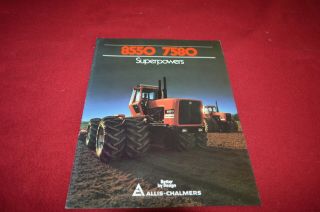 Allis Chalmers 8550 7580 Tractor Dealer Brochure Yabe20