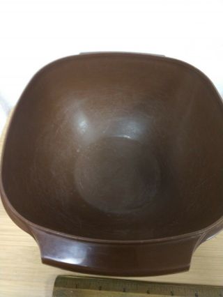 Vintage Tupperware Servalier Bowl 858 - 6 Brown AND ORANGE BOWLNo LidS 3