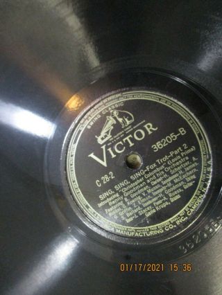 Victor 36205 - Benny Goodman Orchestra - Sing,  Sing,  Sing - Big Band Classic