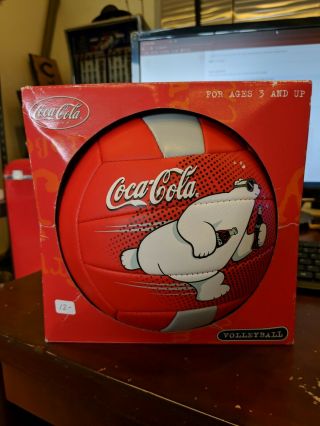 Vtg Coca - Cola Coke Volley Ball Advertising Collectible Fotoball Promo