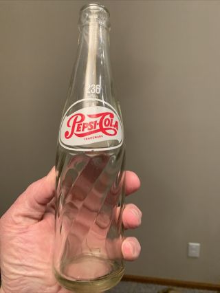 Vintage Acl Pepsi Cola Japanese Glass Bottle 236 Ml Japan