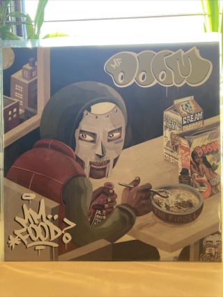 Mf Doom Mm.  Food Black Vinyl Lp Rip Mf Doom