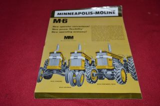 Minneapolis Moline M6 Tractor Dealer 