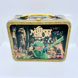 Vintage 1978 Thermos The Muppet Show Lunch Box With Thermos No Cap Kermit Fozzy 2