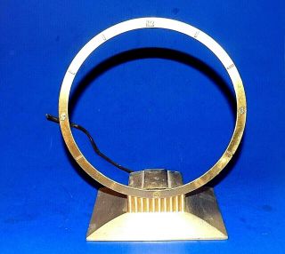 Vintage Jefferson " Golden Hour " Electric Clock Frame - No Glass - As - Is