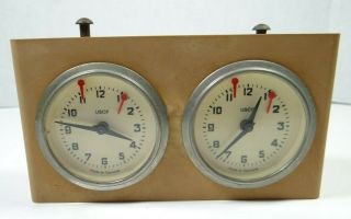 Chess Uscf Timer Clock Made In West Germany,  Parts,