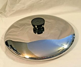 Vintage Revere Ware Replacement Lid For 9 - Inch Pan Pot Stainless Steel