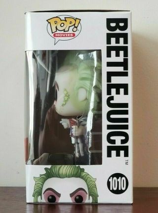 Funko Pop Movies NYCC 2020 Exclusive Beetlejuice with Recently Deceased Book 3