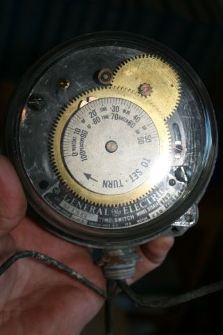 Vintage General Electric Time Switch 3TSA14 2