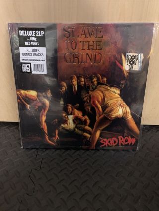 Skid Row Slave To The Grind Vinyl 2xlp Rsd 2020 Sweet Red Vinyl Record Store Day