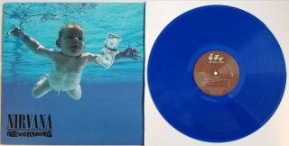 Nirvana Nevermind Lp Org Pallas Pressing Blue Vinyl