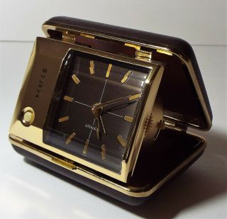 Minty Vintage Bulova Lite - Alarm Travel Clock