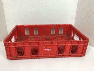 Vintage Coca Cola Red Plastic Carrier Case Crate Coke