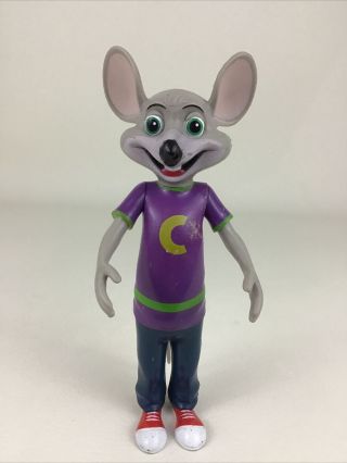 Chuck E Cheese Poseable Action Figure Mouse Pvc 8 " Cec Entertainment Prize Toy