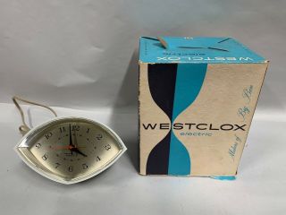 Vtg Modern Eames Era Sputnik Westclox S12 Contessa Electric Alarm Clock (a20
