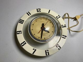 Vintage General Electric (ge) Telechron Wall Clock -