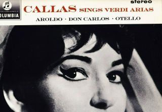 Sax 2550 S/c Ed1 Uk - Maria Callas Sings Verdi Arias - Aroldo,  Don Carlo Etc.  Nm