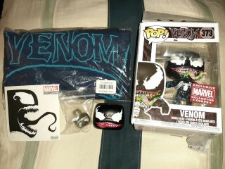 Venom (symbiote) Marvel Collector Corps Pop Funko Decal Stress Ball Xs Shirt