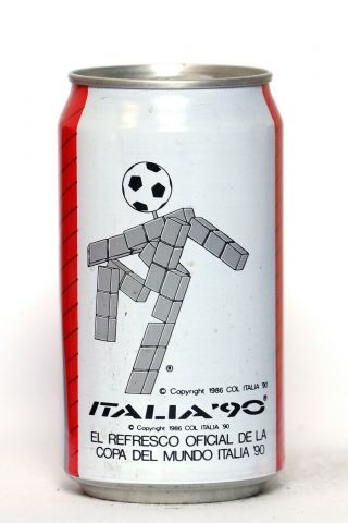 1990 Coca Cola Can From Mexico,  Italia 