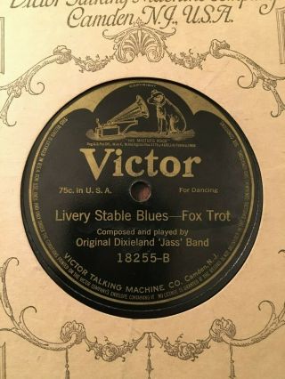78 Victor - Dixieland Jass Band - Livery Stable Blues - 1st Jazz Record
