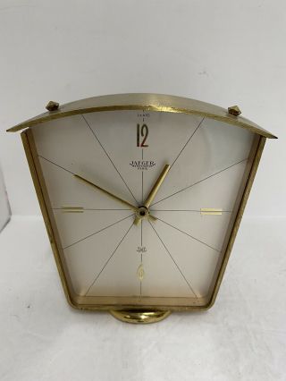 Vintage Jaeger Electronic Paris Clock Mid century 2