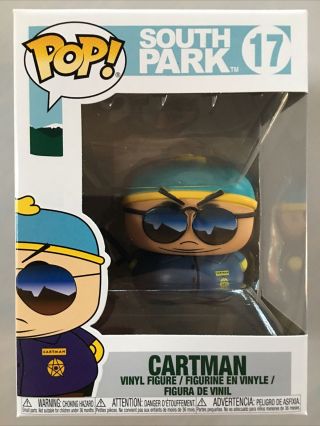 Funko Pop Eric Cartman Police Deputy.  South Park Collectible Vinyl Figure
