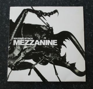 Massive Attack Mezzanine Vinyl Record Lp Uk Press 1998 Wrblp4