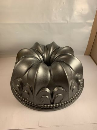 Nordic Ware Bundt Cake Pan Fleur De Lis Made Usa 10 Cup