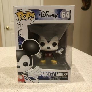 Disney Funko Pop Mickey Mouse 64 (epic Mickey) Vaulted - Brand Read