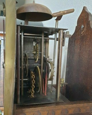 Antique Clock Lantern Comtoise Clock Movement Rope Wall Clock Spares Repairs