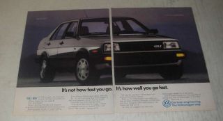 1989 Volkswagen Gli 16v Car Ad - It 