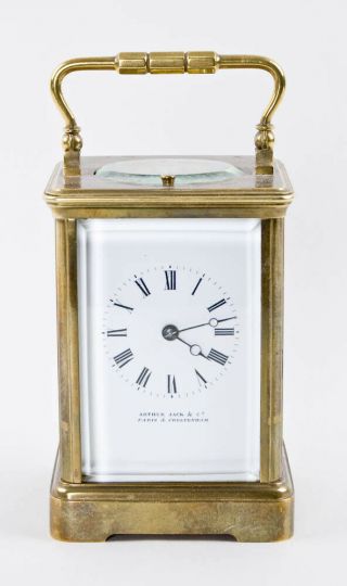 French 8 Day Repeating Carriage Clock @ 1890 Restored