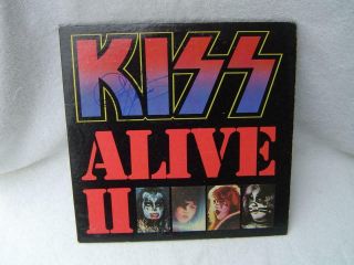 Kiss Alive Ii Album Signed By Gene Simmons And Paul Stanley