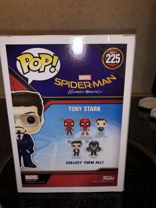 Funko Marvel Spider - Man Homecoming 225 Tony Stark 2017 Summer Convention POP 3