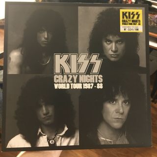 Kiss - Crazy Nights World Tour 87/88 2lp Set - Only 100 Made.  Revenge Alive