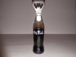 Vintage Coca Cola Bottle Opener With Coke In Bottle