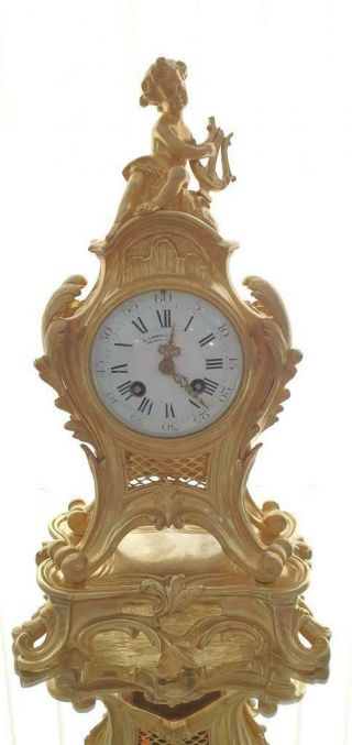 Antique French Mantle Clock Stunning 1880 