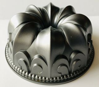 Nordic Ware Fleur De Lis Bundt Cake Pan,  Heavy Cast Aluminum,  Made In The Usa
