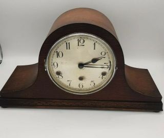 Art Deco Haller Westminster Whittington Chime Oak Mantle Clock