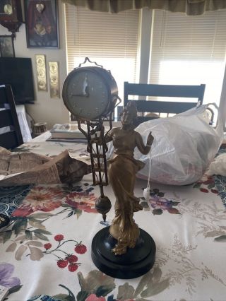 Antique Mystery Clock Junghans Diana