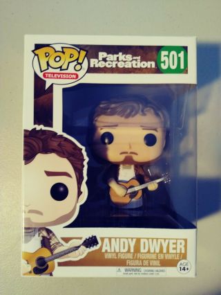 Funko Pop Andy Dwyer 501 - Parks And Recreation - Pop Tv