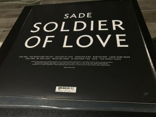 Sade SOLDIER OF LOVE Vinyl Record LP 2010 US Pressing OOP 3