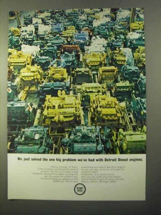 1970 Gm Detroit Diesel Engines Ad - Solved Problem