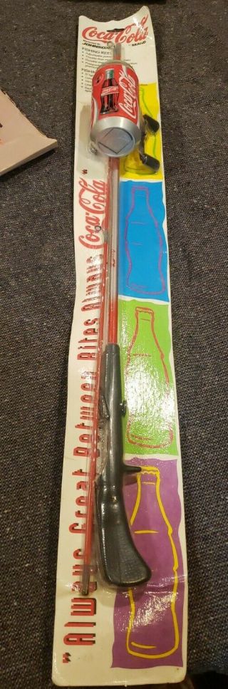 Coca Cola Fishing Rod And Reel By Johnson 1995